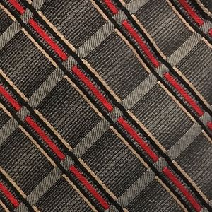 Vintage Wemlon by Wembley Gray with Red Stripe Tie * 57"x 4"
